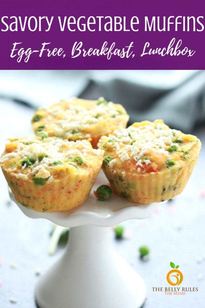 These Savory Vegetable Muffins are super easy to make. Packed with vegetables and semolina (sooji), these Savory Muffins are perfect for breakfast, kids lunchboxes or a party appetizer. Egg-free. Vegan option included. Meal prep idea. 10 Ingredients or less. Video Recipe. #muffins #muffinrecipe #savorymuffin #breakfast #breakfastmuffin #vegetablemuffin #backtoschoolrecipe #lunchboxidea #vegetarian #eggfree #eggless #kidfriendly