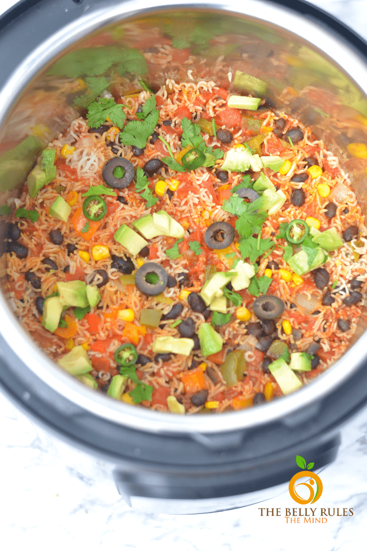 Instant Pot Vegan Burrito Bowl The Belly Rules The Mind