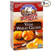 Hodgson Mill Vital Wheat Gluten 6.5-Ounce Boxes (Pack of 8), For Higher Rise, Soft Textured Breads, with Vitamin C, Non-GMO, Kosher