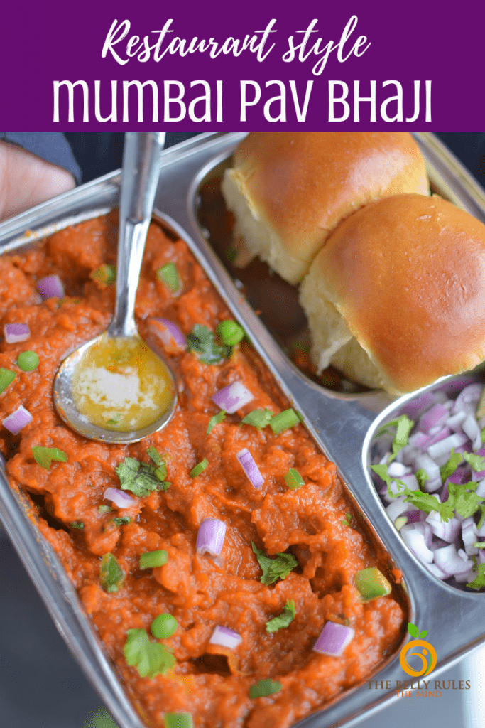 Instant Pot Pav Bhaji Video Recipe - TheBellyRulesTheMind