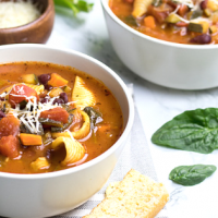 Minestrone Soup Recipe | CopyCat Olive Garden - TheBellyRulesTheMind