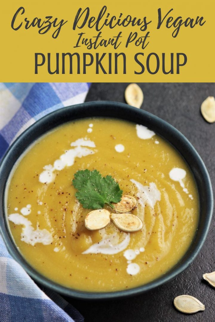 Instant Pot Vegan Pumpkin Soup - The Belly Rules The Mind