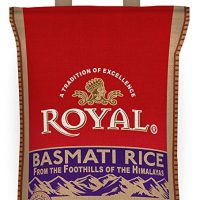 Royal White Basmati Rice, 20 Pound