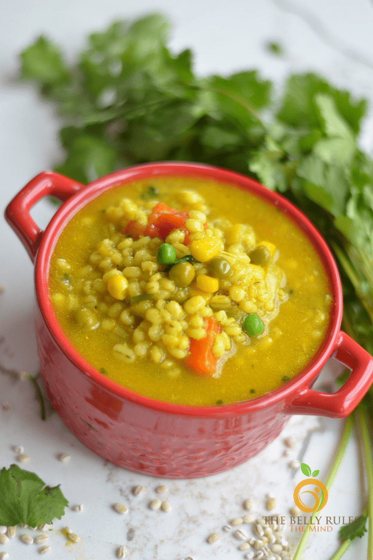 Instant pot vegetable barley soup (7)