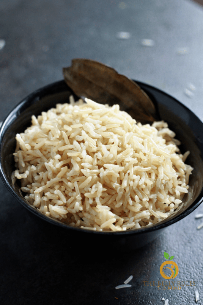 Brown rice cooked in Instant Pot