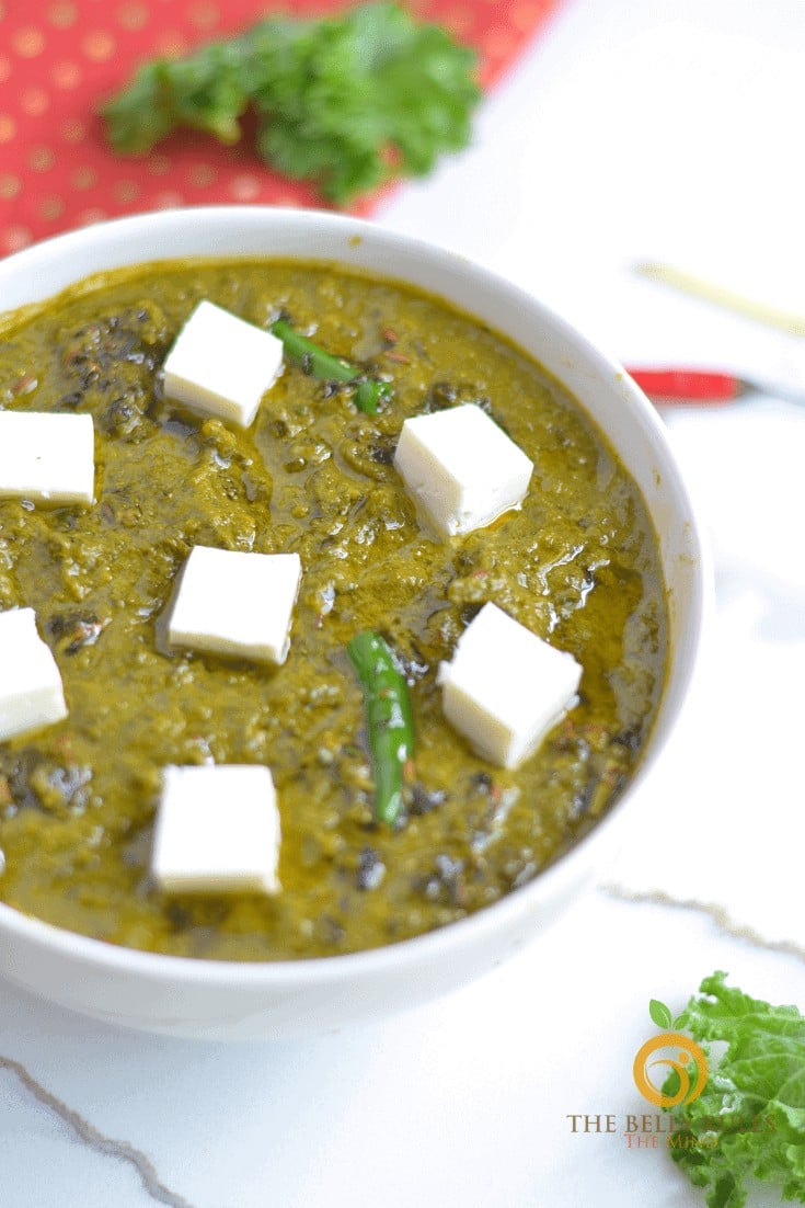 instant pot Kale Saag Paneer