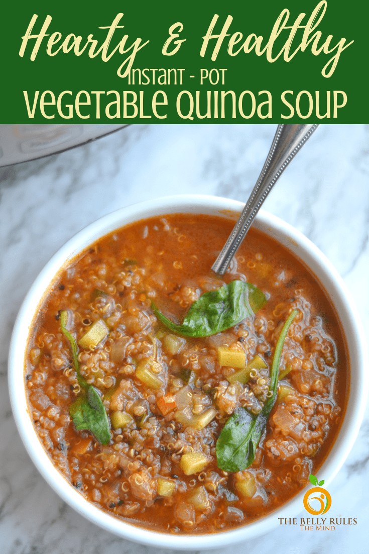instant pot vegetable quinoa soup 