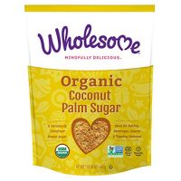 Wholesome Organic Coconut Palm Sugar, Non GMO, Gluten Free, 1 LB bag (single pouch)