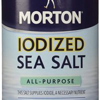 Morton Salt Iodized Sea Salt, 26 oz, 2 pk