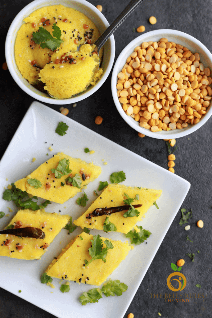 Instant Khaman Dhokla Authentic Gujarati Recipe Bellyrulesthemind