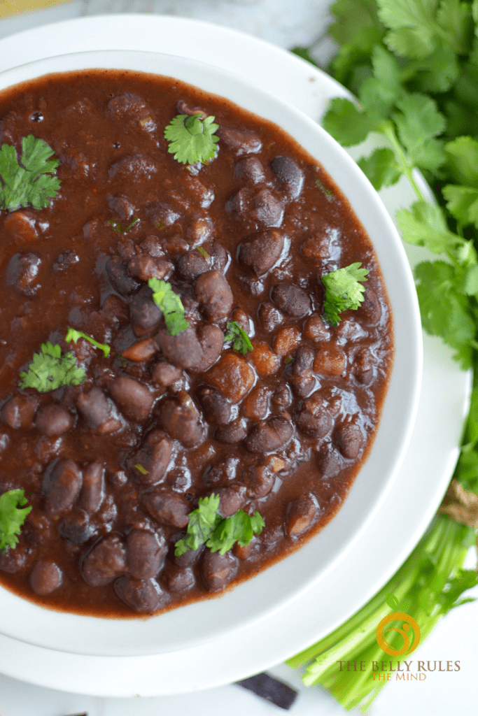 Instant Pot Spicy Black Bean Soup Recipe | TheBellyRulesTheMind