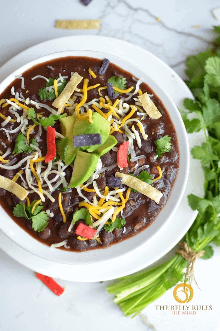instant pot black bean soup