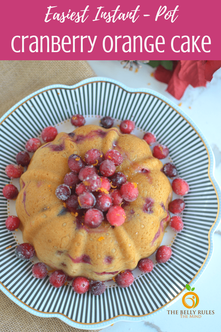 instant pot cranberry orange cake