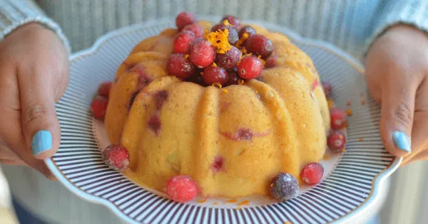 instant pot cranberry orange bundt cake