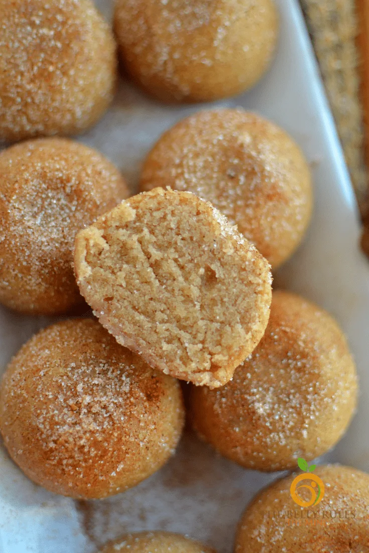 instant pot homemade churro bites- churro muffins