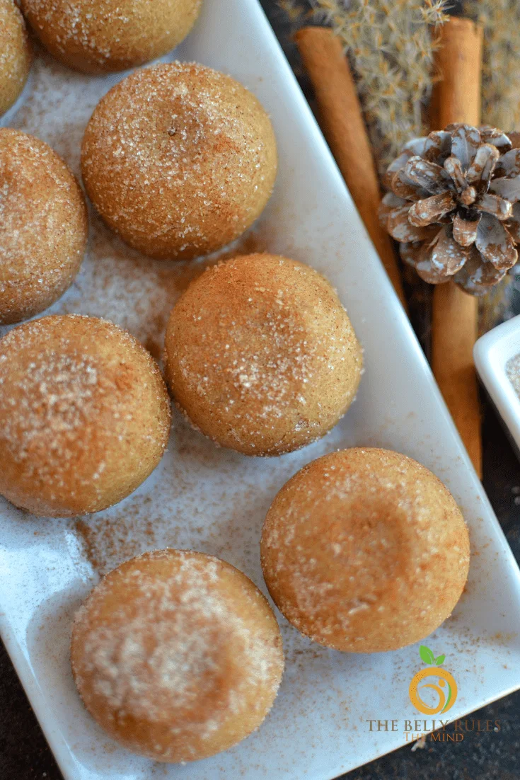 instant pot homemade churro bites- churro muffins