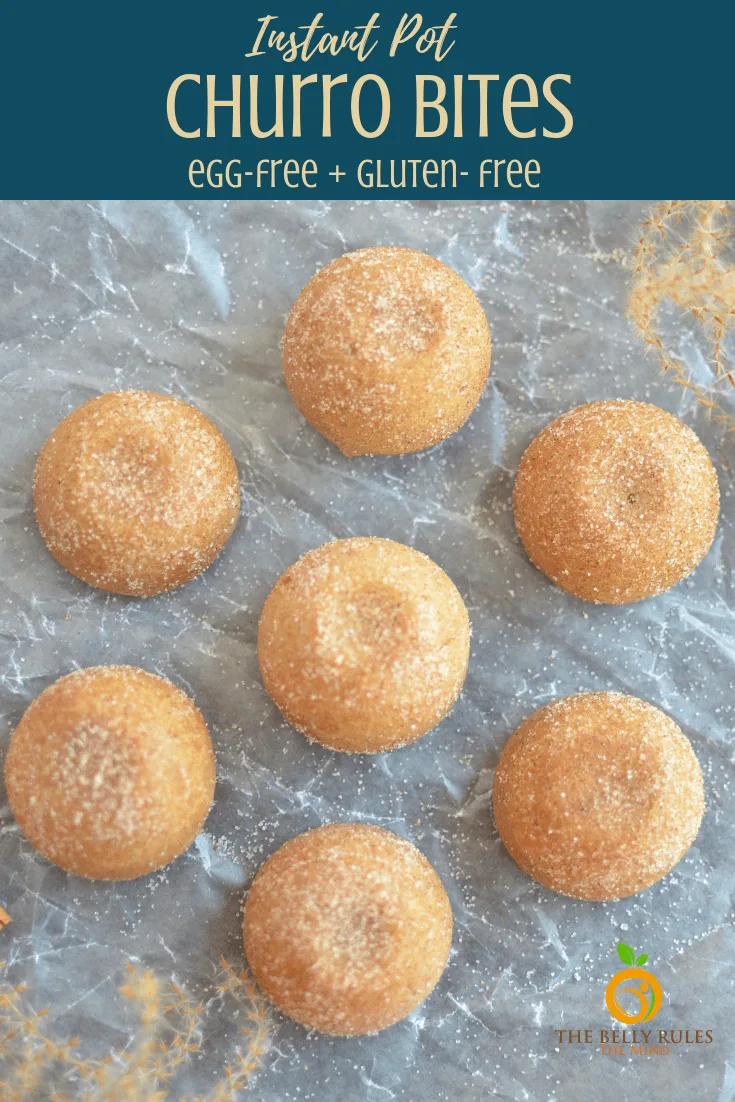 instant pot homemade churro bites- churro muffins