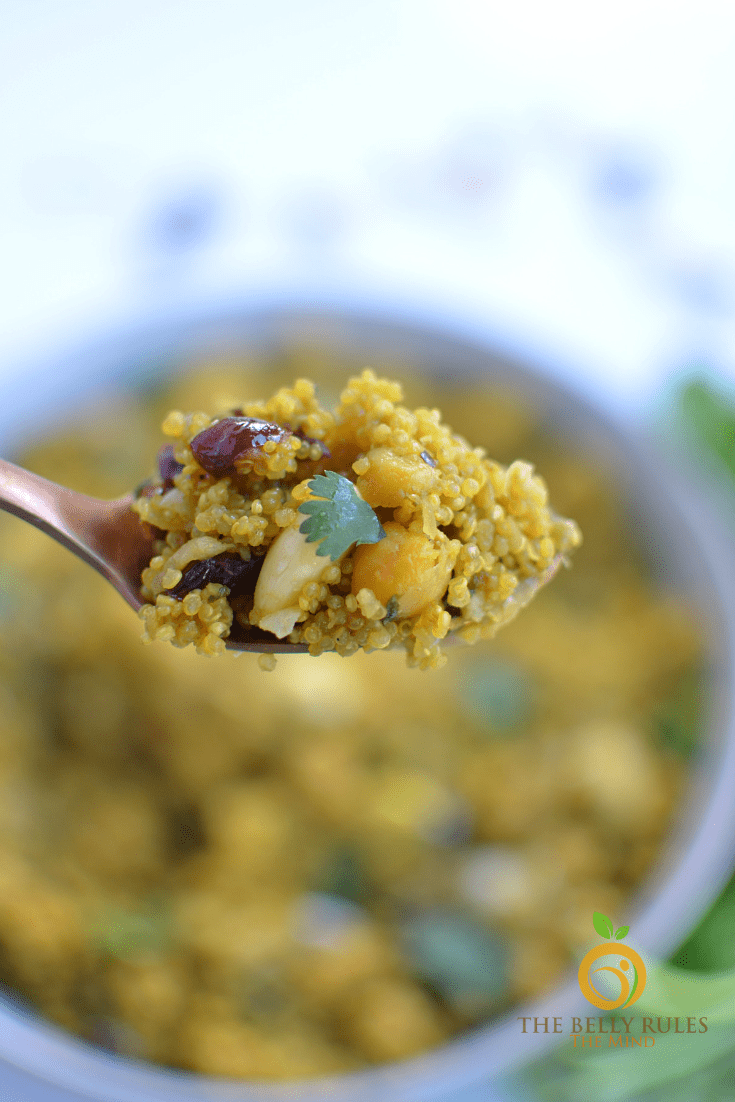 one minute curried quinoa pilaf__ pulav (2)