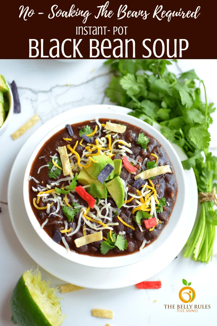 Slow Cooker Black Bean Soup (Instant Pot and Stovetop Friendly)