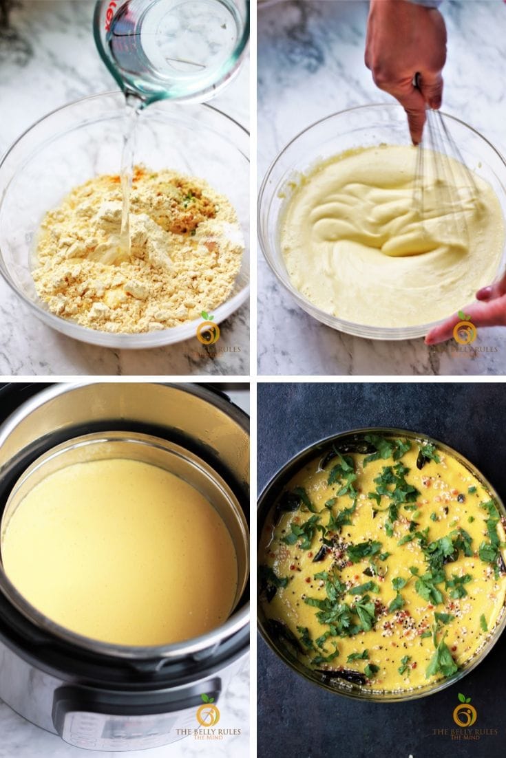 step by step instructions on how to make khaman dhokla