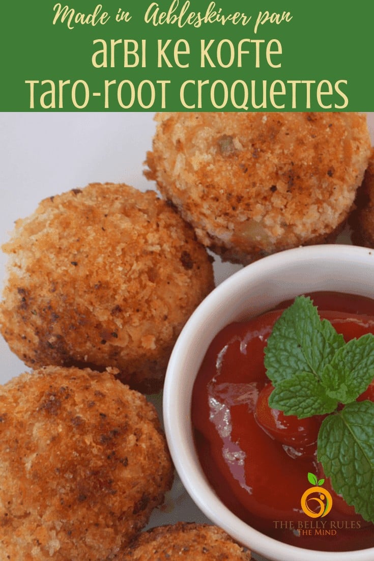 taro root croquettes No Fry Appe Pan Recipes, Tricks & Video