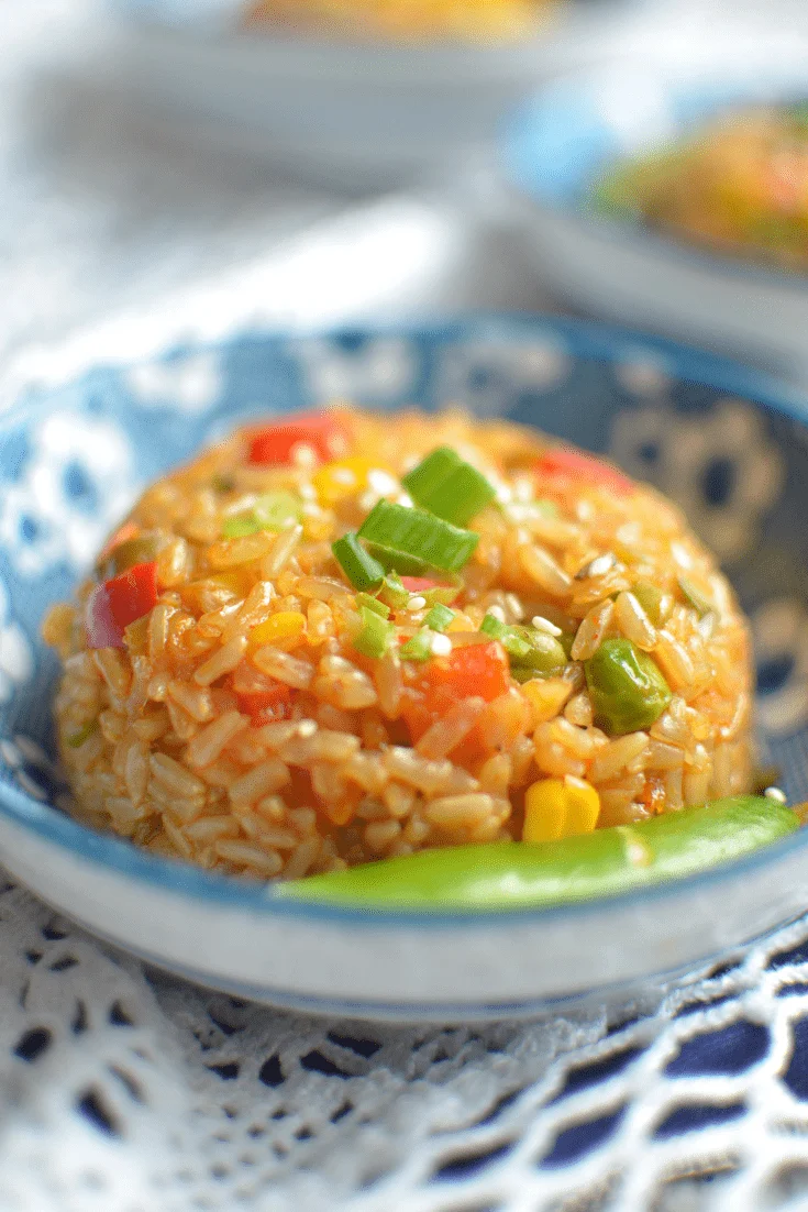 Instant Pot Teriyaki fried rice bowl