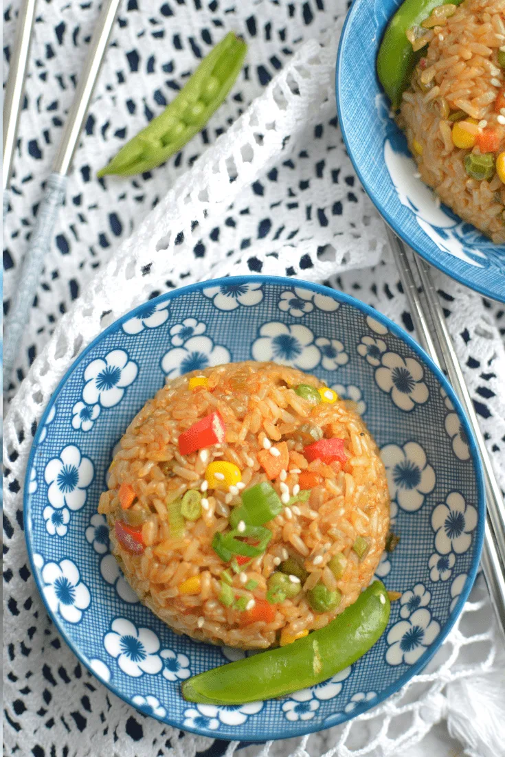 Instant Pot Teriyaki fried rice bowl