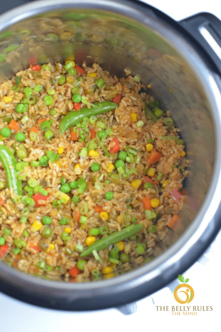 Instant Pot Teriyaki fried rice bowl