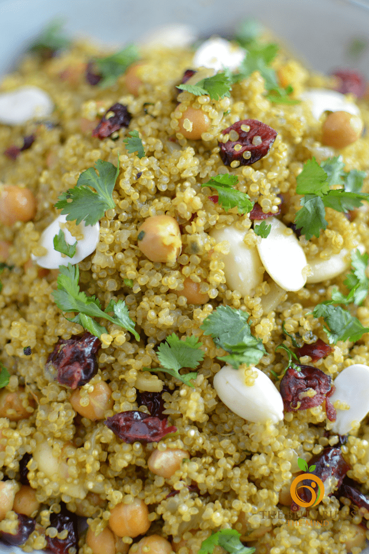 nstainstant pot curried quinoa pilaf (