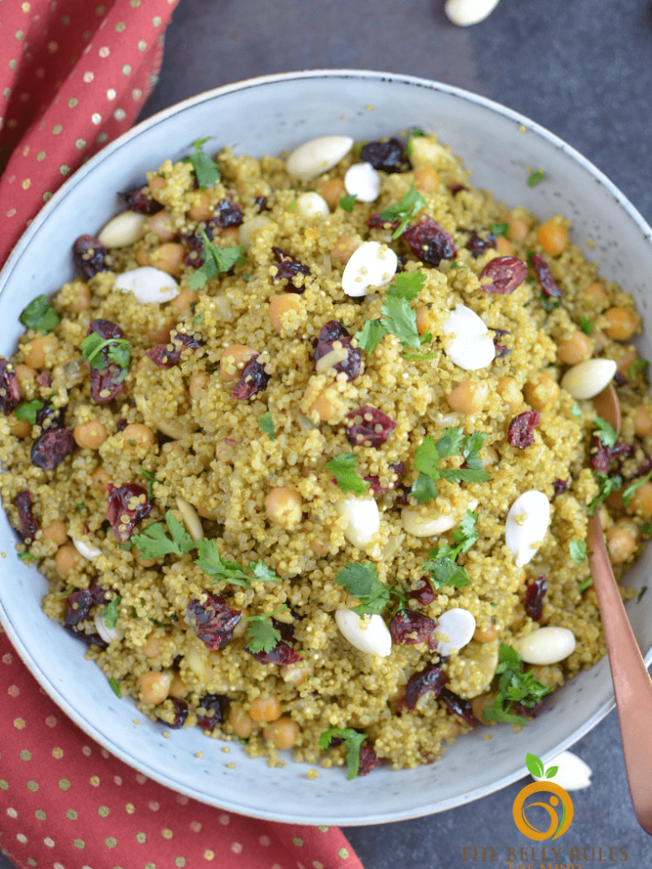 nstainstant pot curried quinoa pilaf (