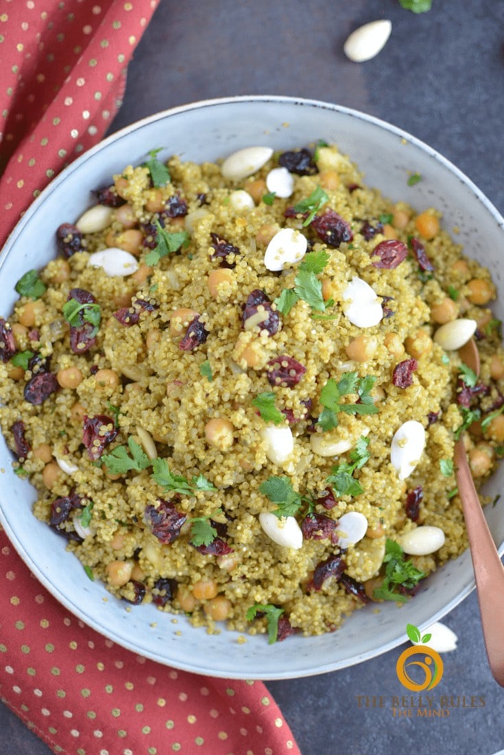 nstainstant pot curried quinoa pilaf (