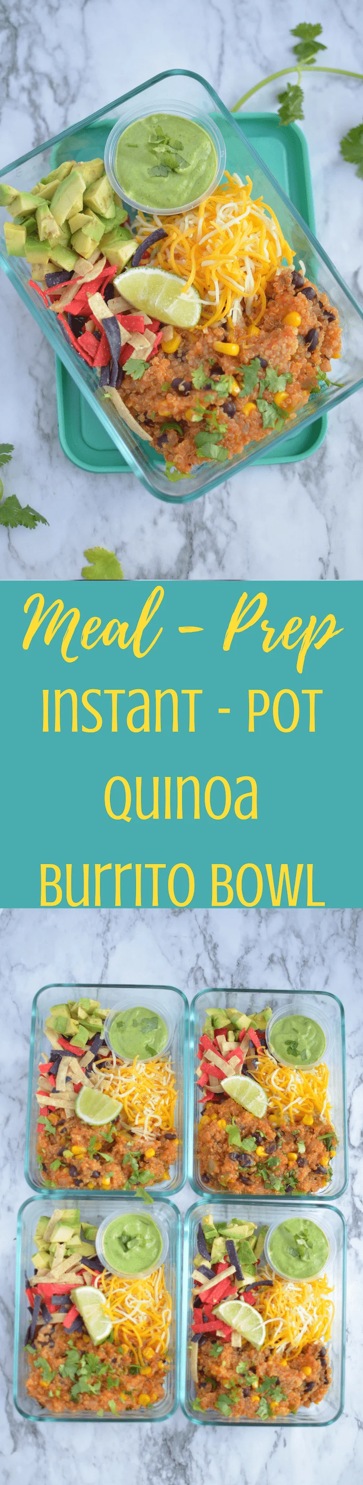 Instant pot discount quinoa burrito bowl