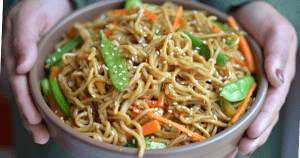 instant pot vegetabte chow mein