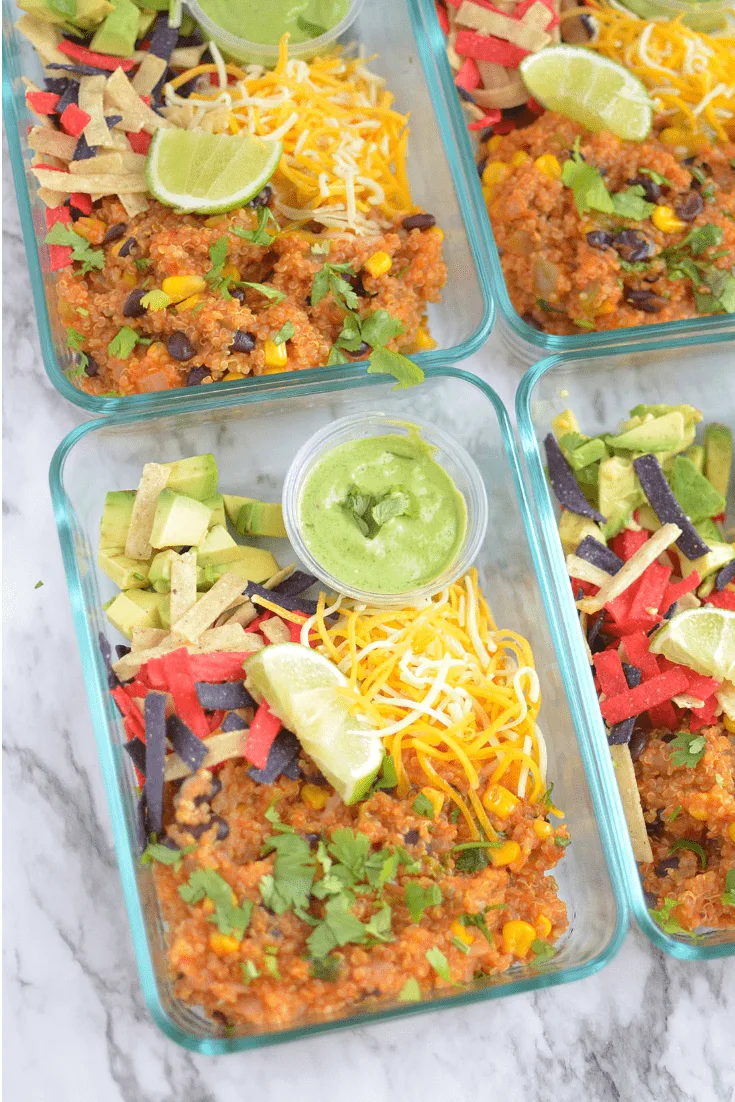 instant pot meal prep - quinoa burrito bowl (1)