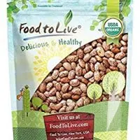 Food to Live Certified Organic Pinto Beans (Non-GMO, Kosher, Bulk) (3 Pounds)