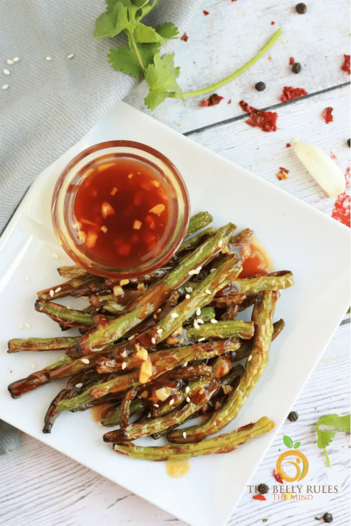 Air Fryer Frozen Green Beans - Bucket List Tummy