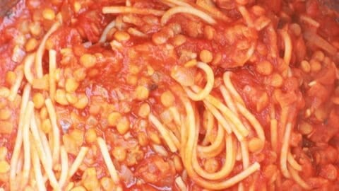 instant pot spagheeti