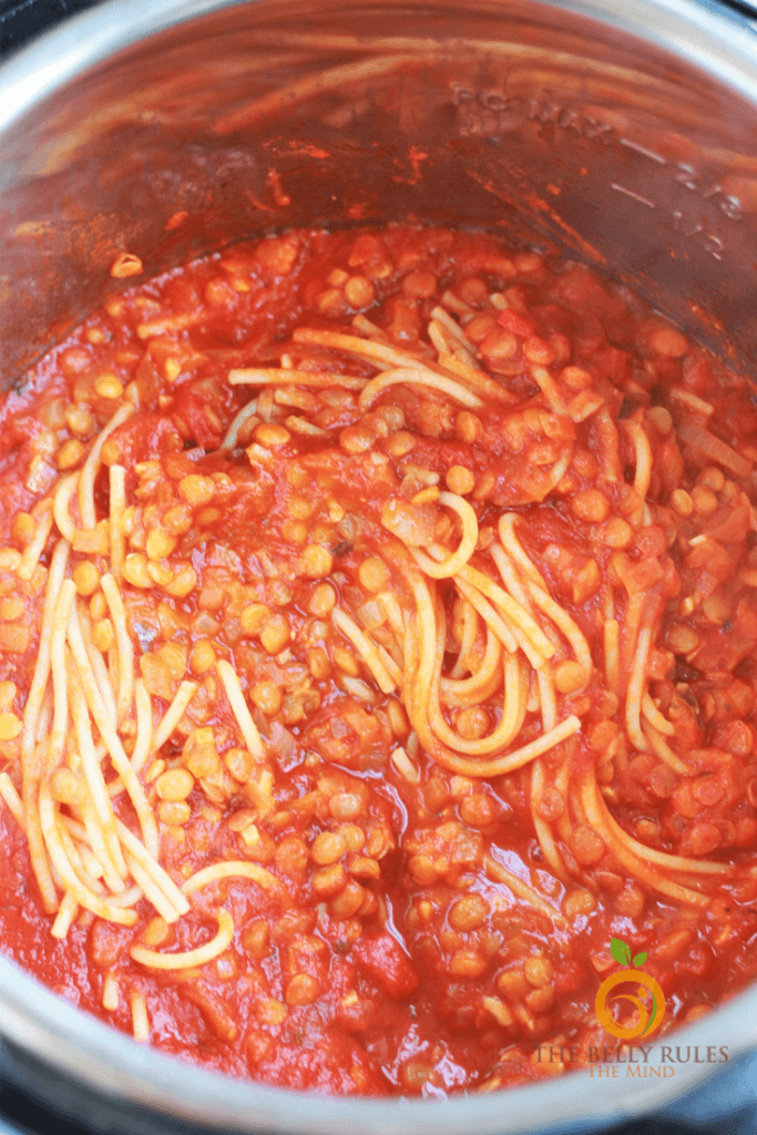 instant pot spagheeti