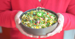 instant pot Mexican cauliflower rice bowl