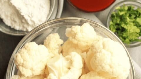 ingredients for korean cauliflower wings