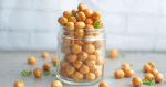air fryer spicy roasted chickpeas
