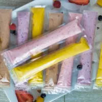 .2 ingredients Homemade GO-Gourts/ yogurt pops