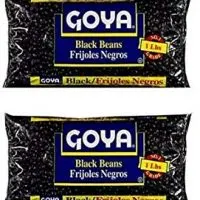 Goya Black Beans Dry 1lb (Pack of 2)
