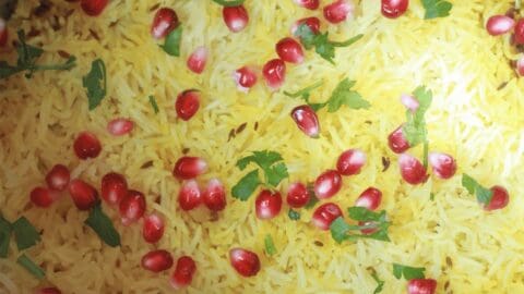 Turmeric Rice in IP Instant Pot Yellow Turmeric Rice