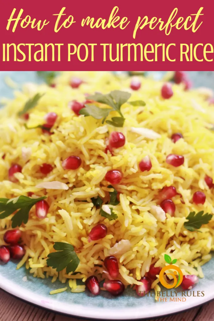 Indian Turmeric Yellow Rice - Piping Pot Curry