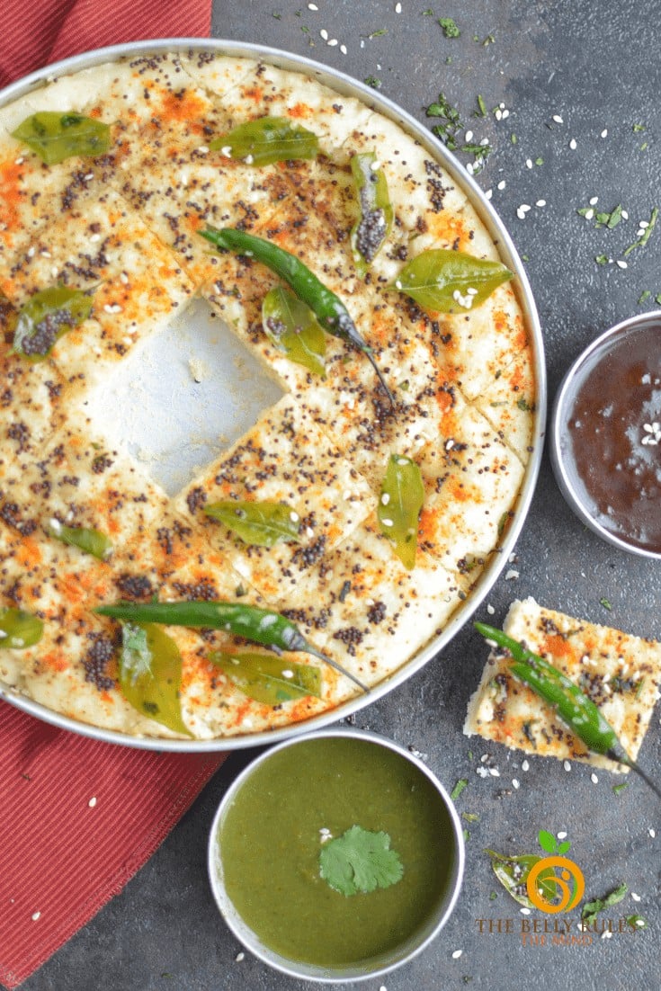 Homemade Instant Khatta Dhokla -White Dhokla