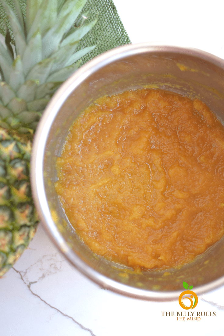instant pot homemade pineapple jam
