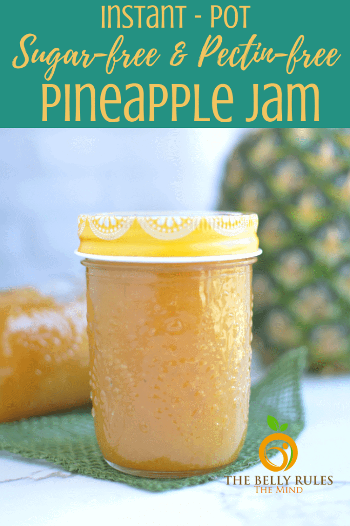 Pineapple Jam No Refined Sugar TheBellyRulesTheMind
