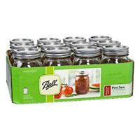 Ball Regular Mouth Pint Jars 12 Count (16 OZ) Made in USA Brand New and Fast Shipping