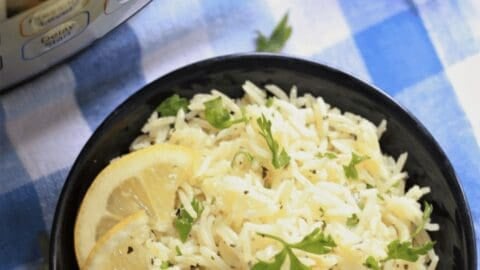 Instant Pot Lemon Rice 3 Instant Pot Lemon Rice
